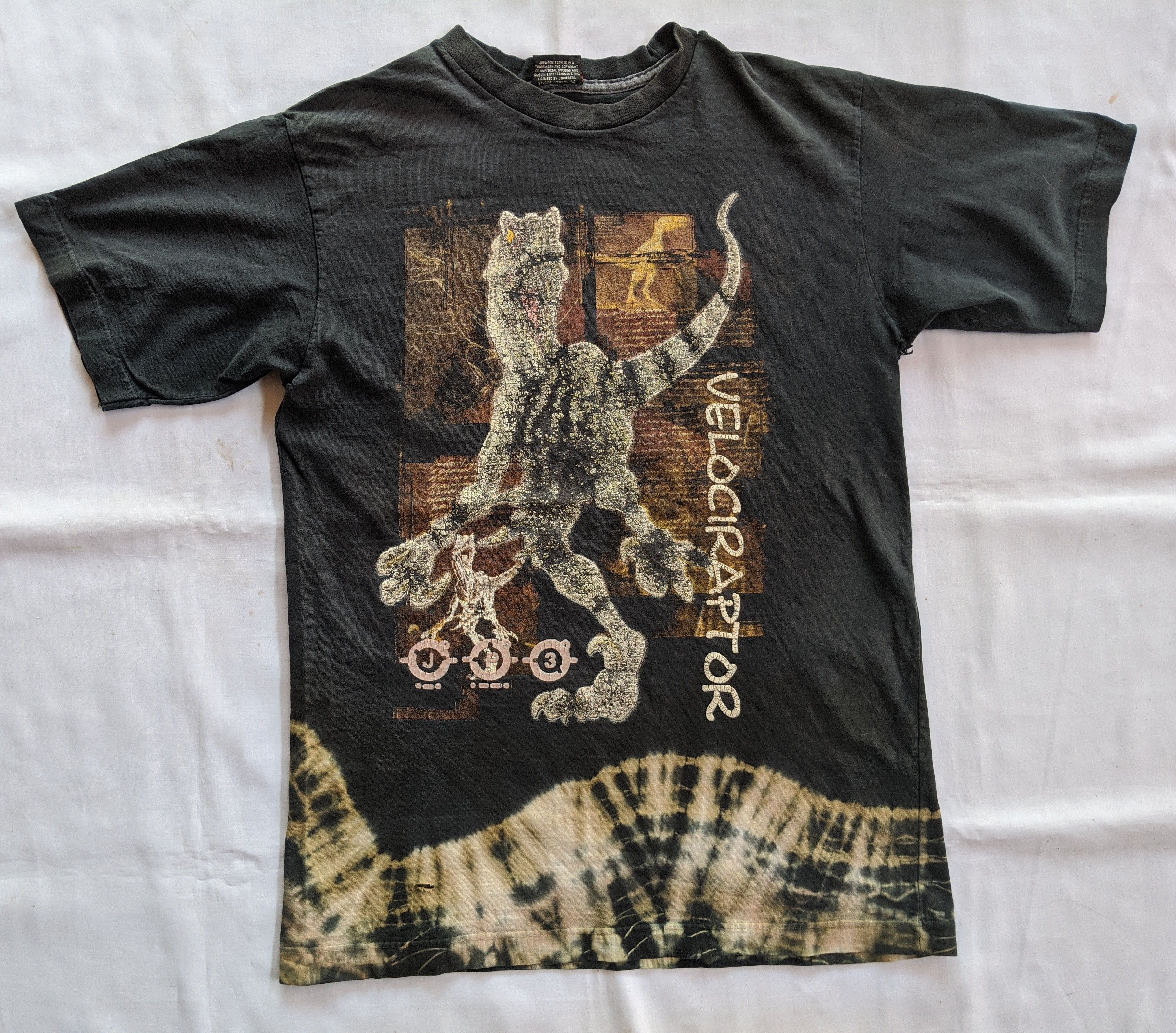 Grailed × Vintage Vintage early 00s distressed Jurassic Park tie dye Size US M / EU 48-50 / 2 - 2 Thumbnail
