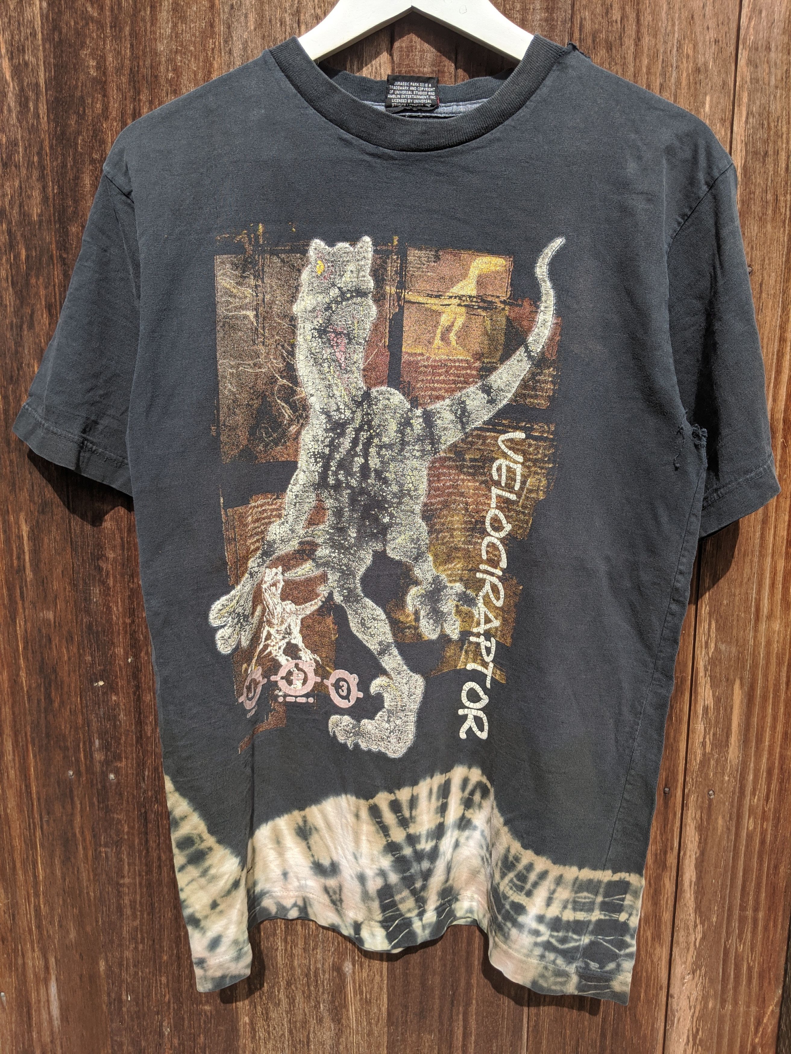 Grailed × Vintage Vintage early 00s distressed Jurassic Park tie dye Size US M / EU 48-50 / 2 - 1 Thumbnail