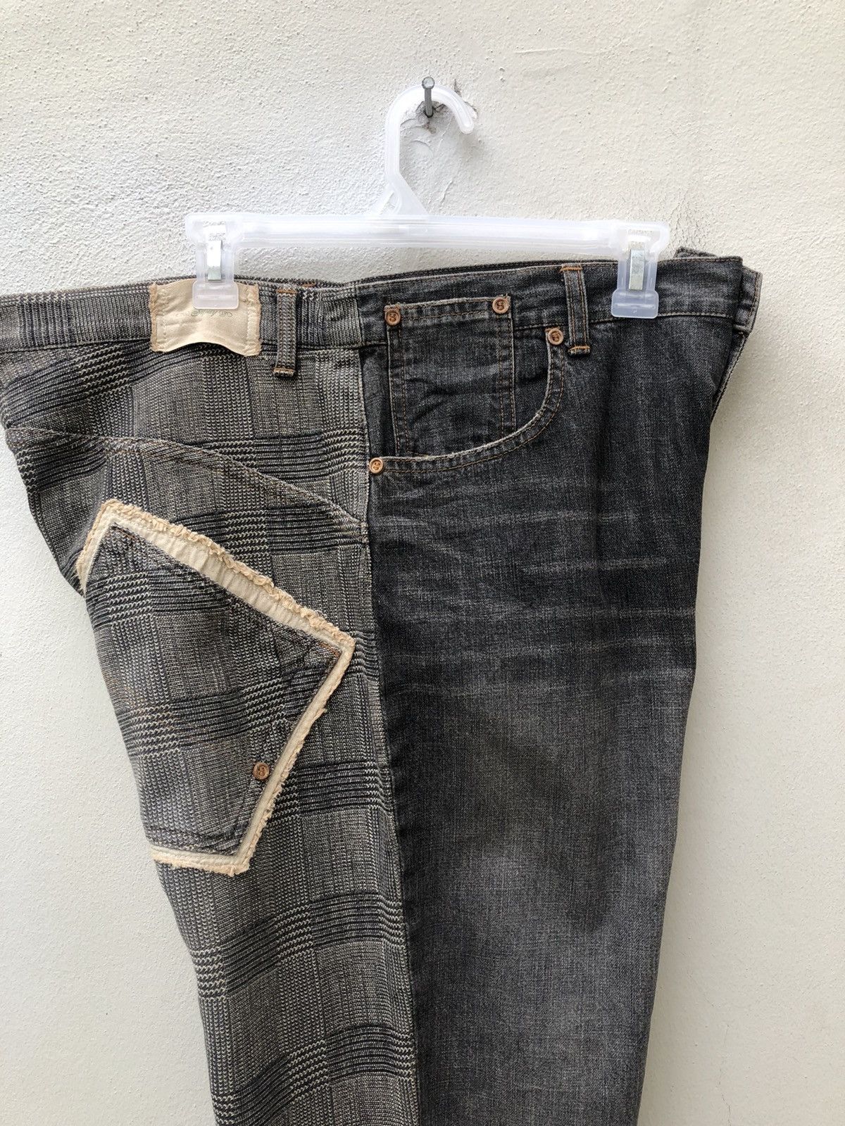Sifury Vintage Sifury Japan Reconstructed Hybrid Denim Pant Size US 36 / EU 52 - 16 Thumbnail