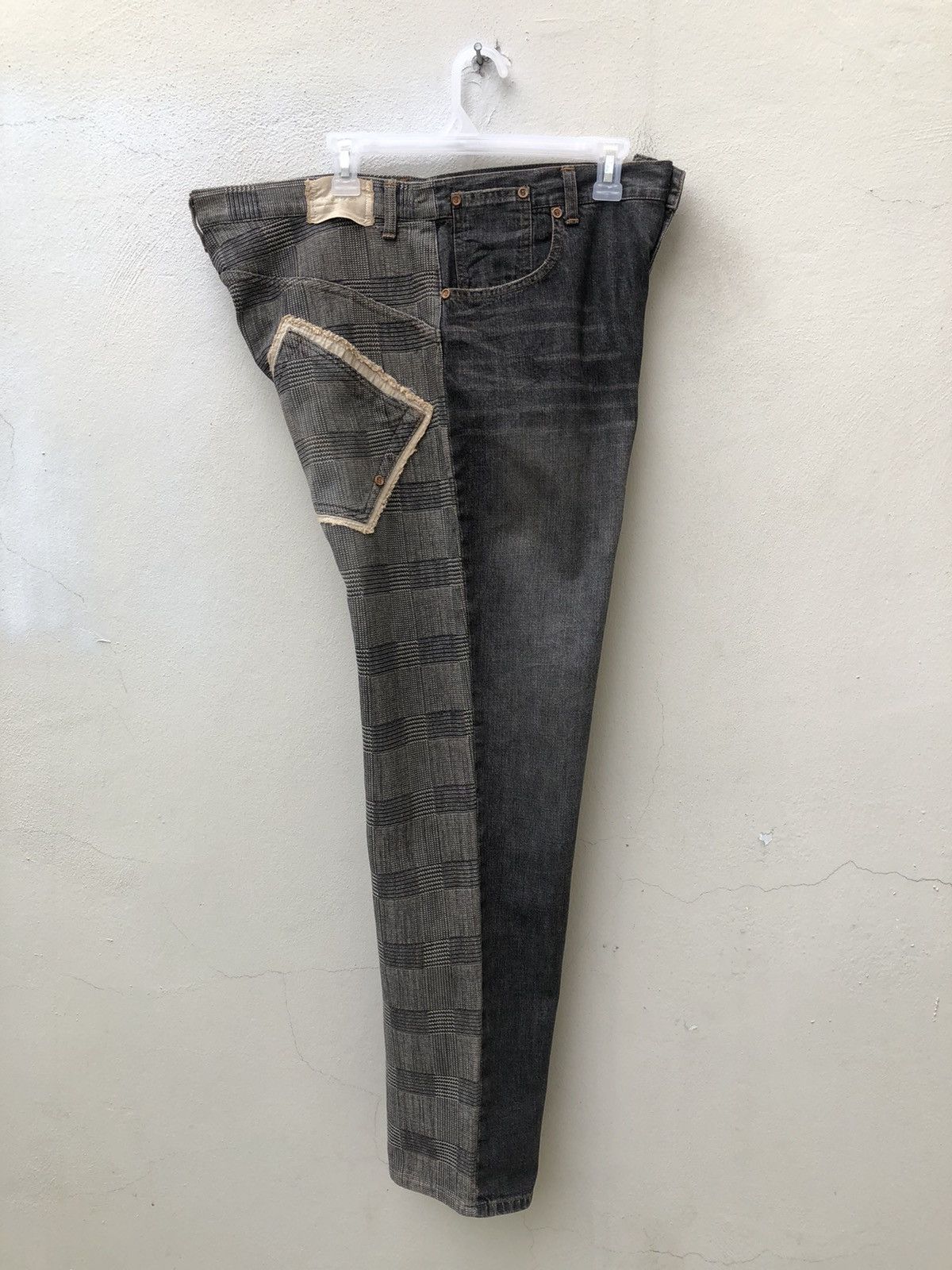 Sifury Vintage Sifury Japan Reconstructed Hybrid Denim Pant Size US 36 / EU 52 - 15 Thumbnail