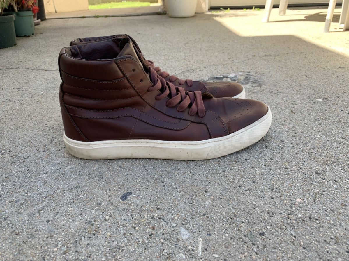 Vans Vans vault horween leather sk8 hi cup size 10.5 Grailed