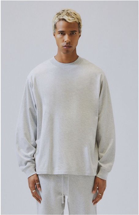 Fear of God Fear of God Essentials Long Sleeve T-Shirt 3M Heather Grey Size US M / EU 48-50 / 2 - 2 Preview