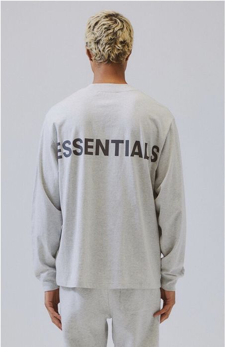 Fear of God Fear of God Essentials Long Sleeve T-Shirt 3M Heather Grey Size US M / EU 48-50 / 2 - 1 Preview