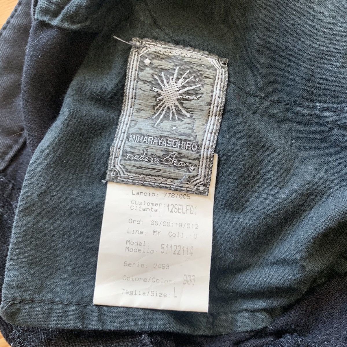 Maison MIHARA YASUHIRO Mihara Yasuhiro Bondage Split Cargo Pants Size US 30 / EU 46 - 5 Thumbnail