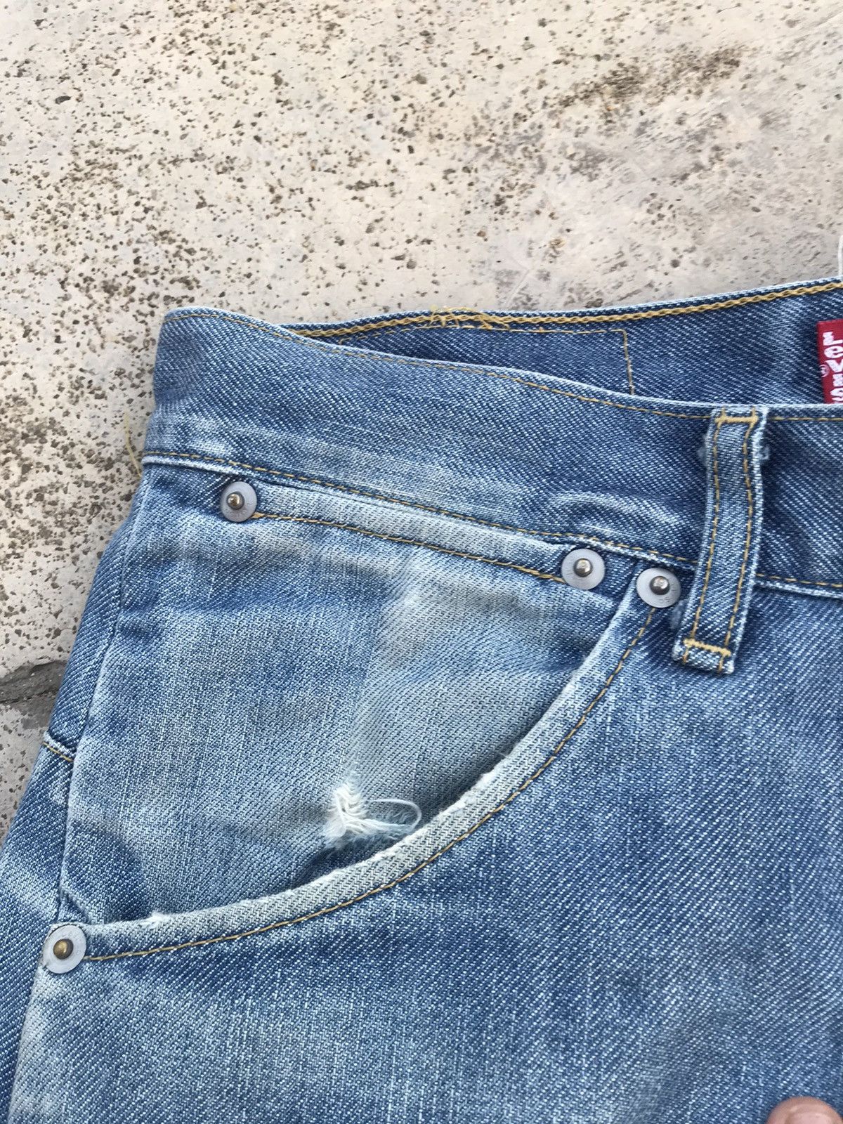 Engineered Garments × Levi's VINTAGE LEVIS ENGINEERED JEANS DISTRESSED DENIM PANTS Size US 31 - 5 Thumbnail