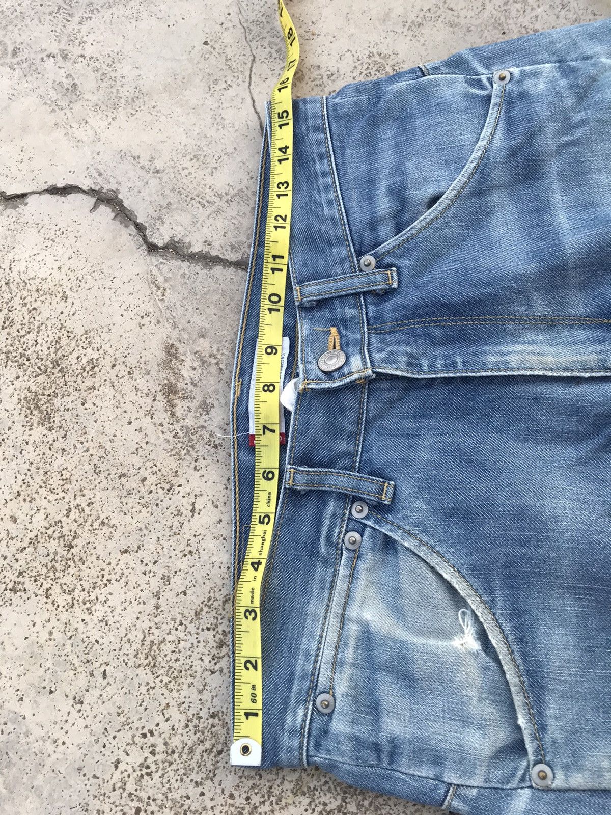 Engineered Garments × Levi's VINTAGE LEVIS ENGINEERED JEANS DISTRESSED DENIM PANTS Size US 31 - 8 Thumbnail