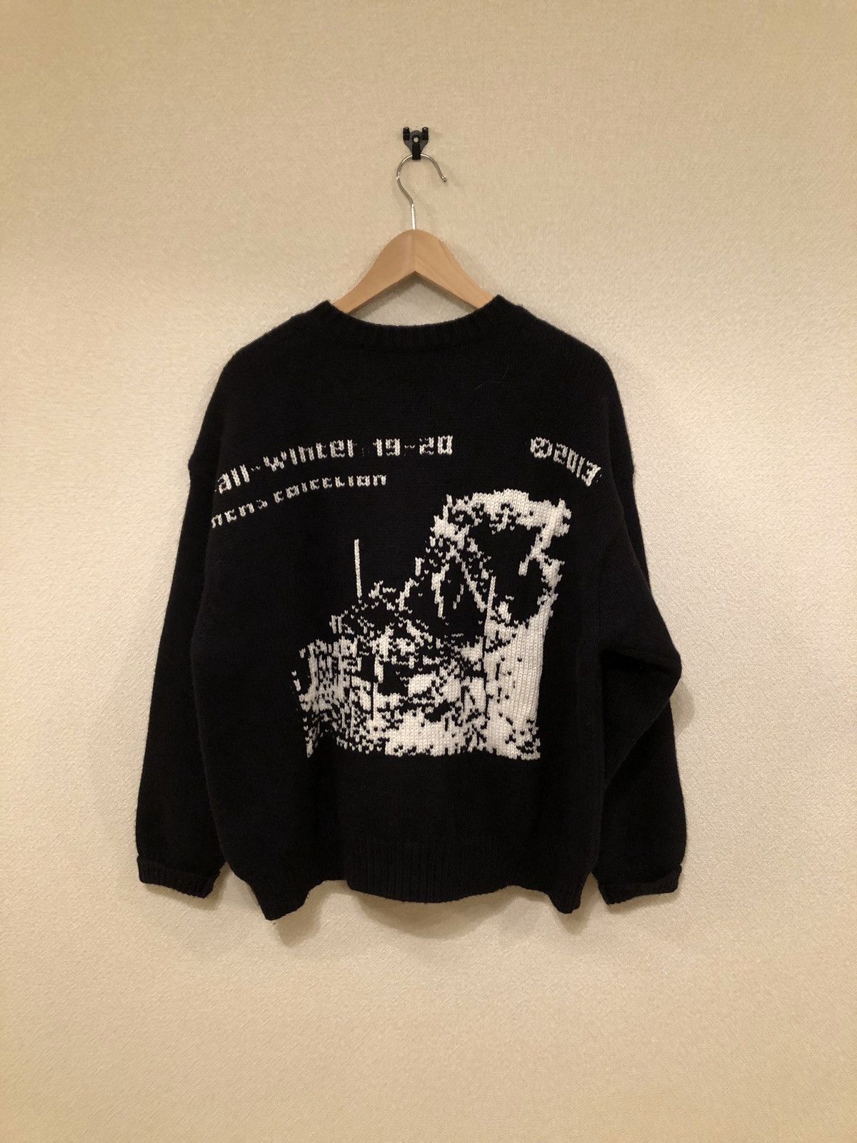 Off-White OffWhite Ruined Factory Knit Sweater Playboi Carti Off-White OffWhite Ruined Factory Knit Sweater Playboi Carti