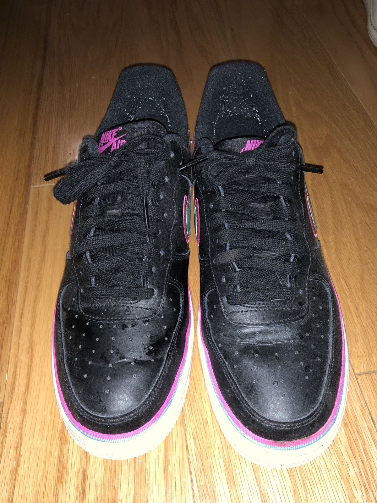 NBA Nike Air Force 1 Low Miami Heat Vice Grailed