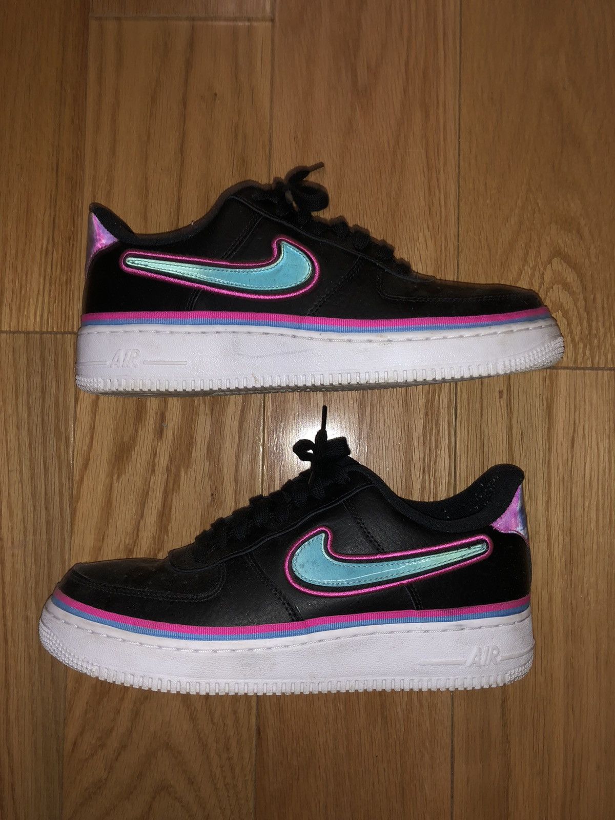 NBA Nike Air Force 1 Low Miami Heat Vice Grailed