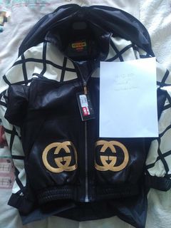 Gucci X Dapper Dan 2018 GG Canvas Trucker Jacket w/ Tags - Neutrals  Outerwear, Clothing - GUC1375920