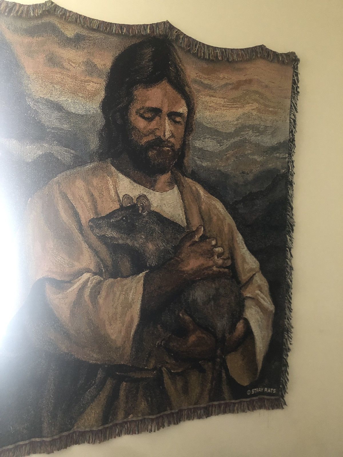 Stray Rats Stray rats Jesus tapestry | Grailed