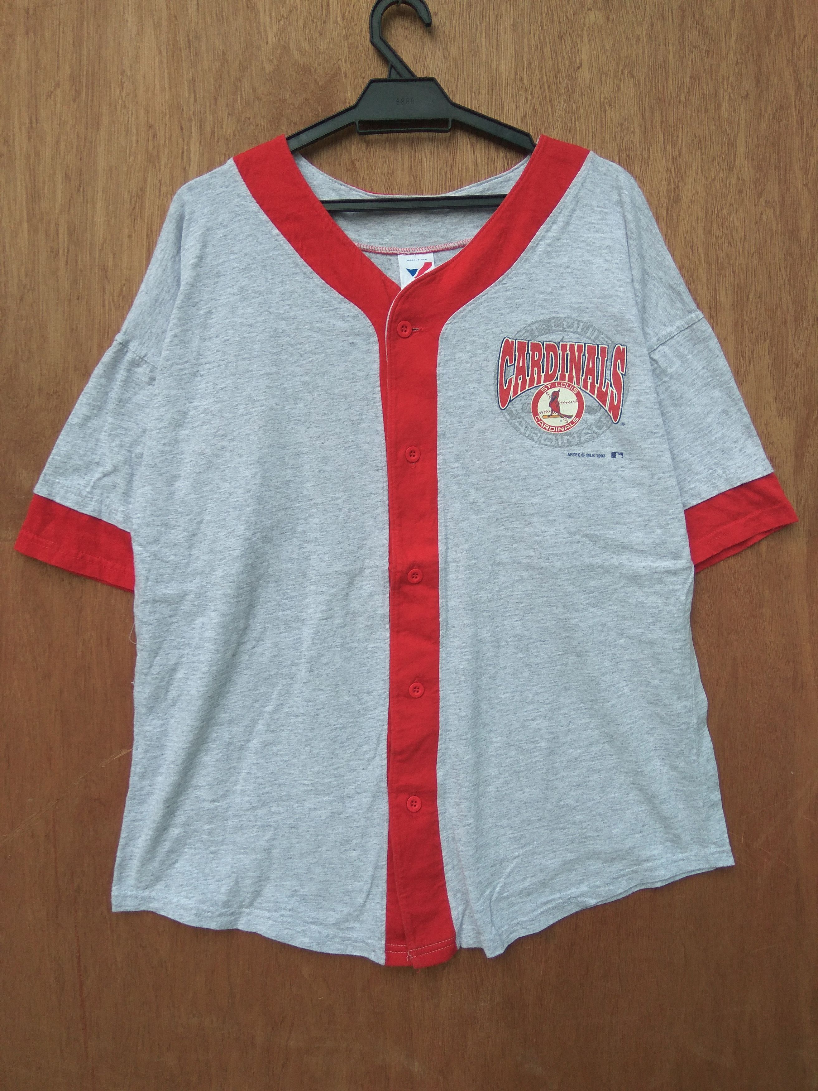 MLB Vintage 90s Vintage St. Louis Cardinals Baseball t shirt Size US L / EU 52-54 / 3 - 3 Thumbnail