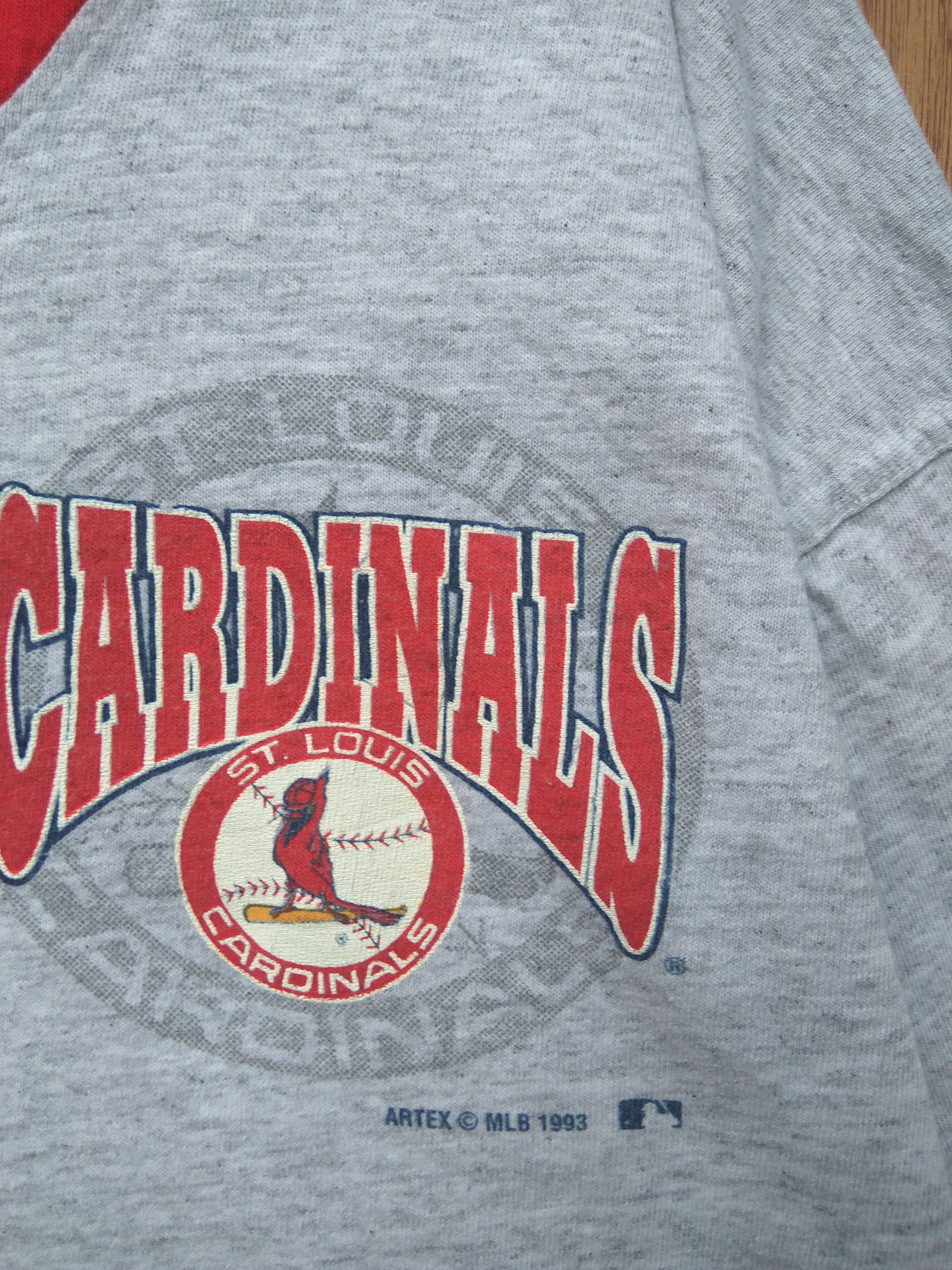 MLB Vintage 90s Vintage St. Louis Cardinals Baseball t shirt Size US L / EU 52-54 / 3 - 5 Thumbnail
