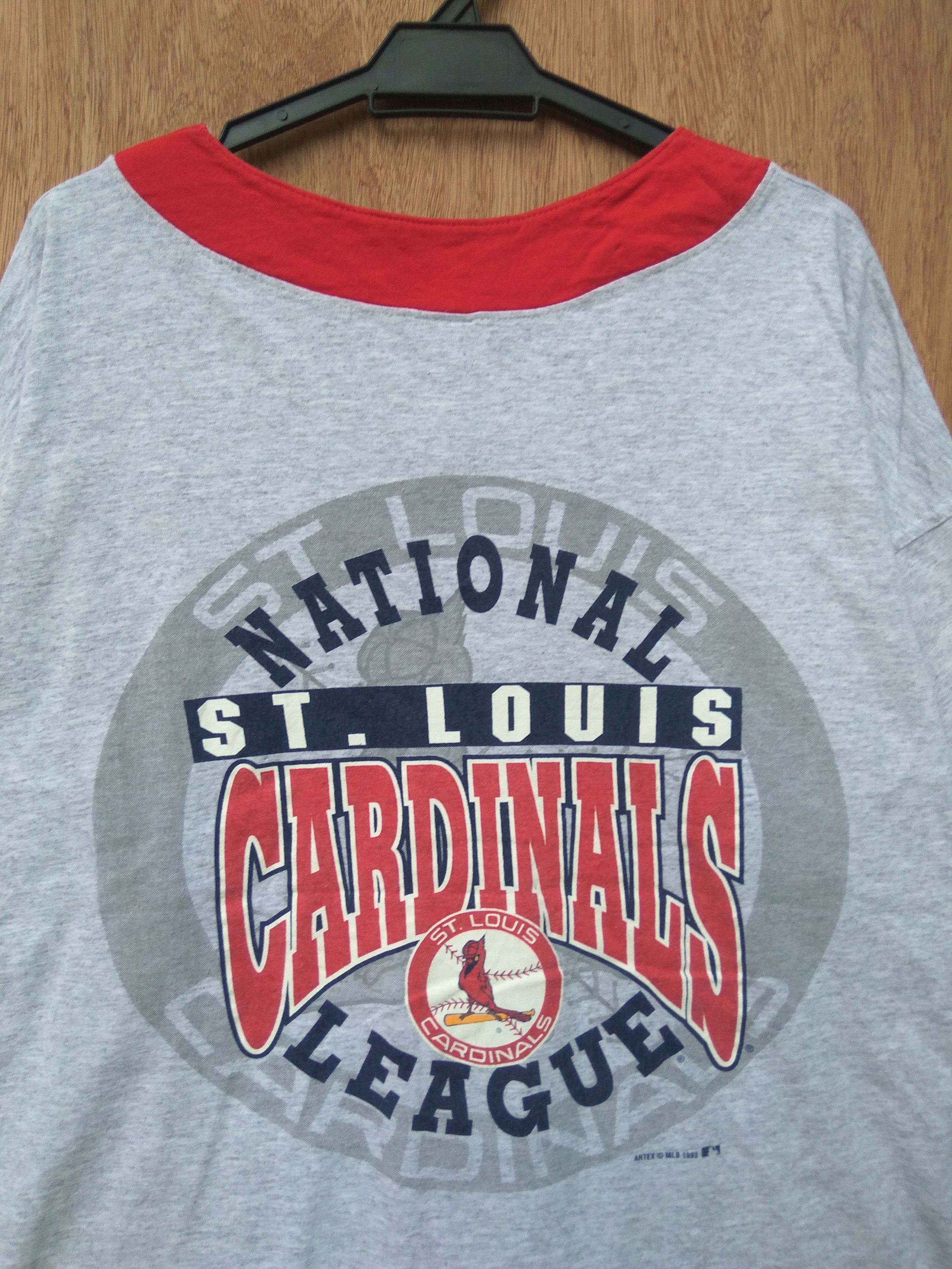 MLB Vintage 90s Vintage St. Louis Cardinals Baseball t shirt Size US L / EU 52-54 / 3 - 2 Thumbnail