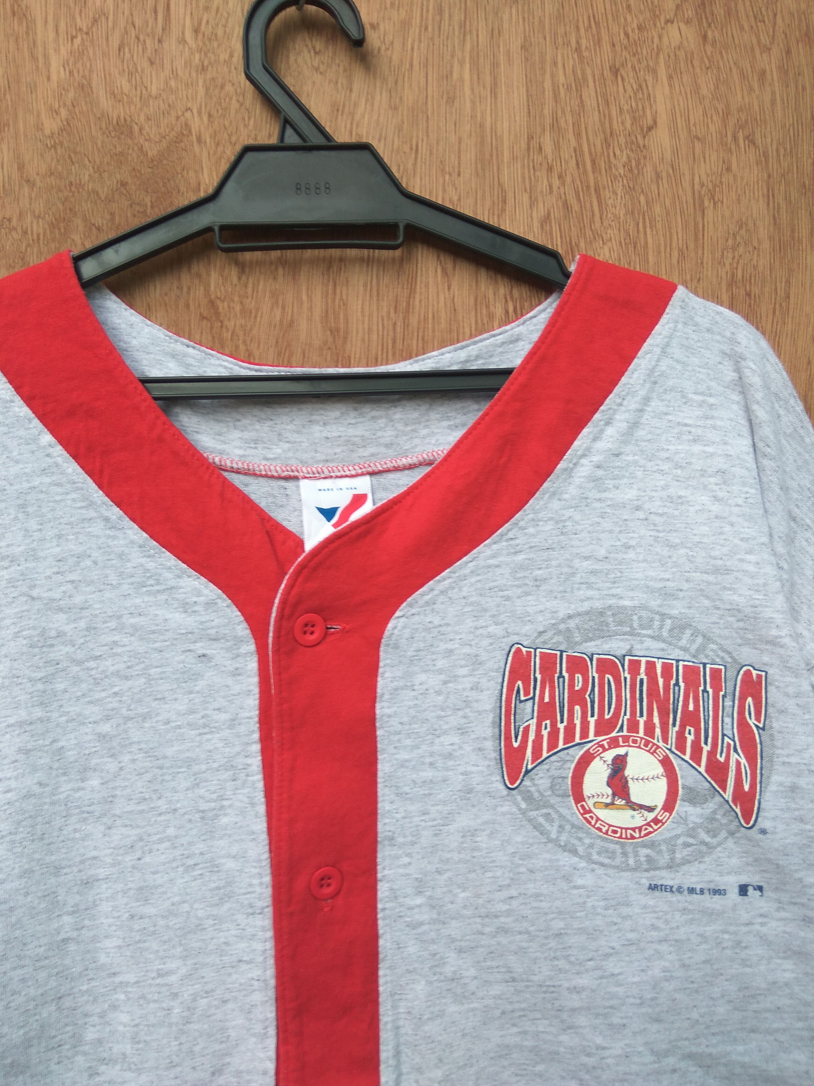 MLB Vintage 90s Vintage St. Louis Cardinals Baseball t shirt Size US L / EU 52-54 / 3 - 4 Thumbnail