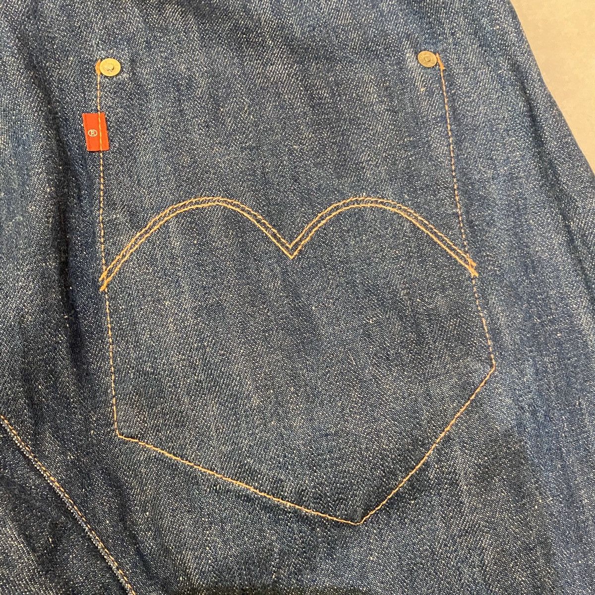 Levi's LEVI’S RED 1st GIANT DENIM JEANS 2000 rare vintage 32 x 30 Size US 32 / EU 48 - 8 Thumbnail