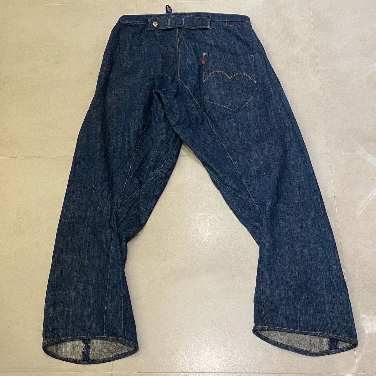 Levi's LEVI’S RED 1st GIANT DENIM JEANS 2000 rare vintage 32 x 30 Size US 32 / EU 48 - 4 Thumbnail