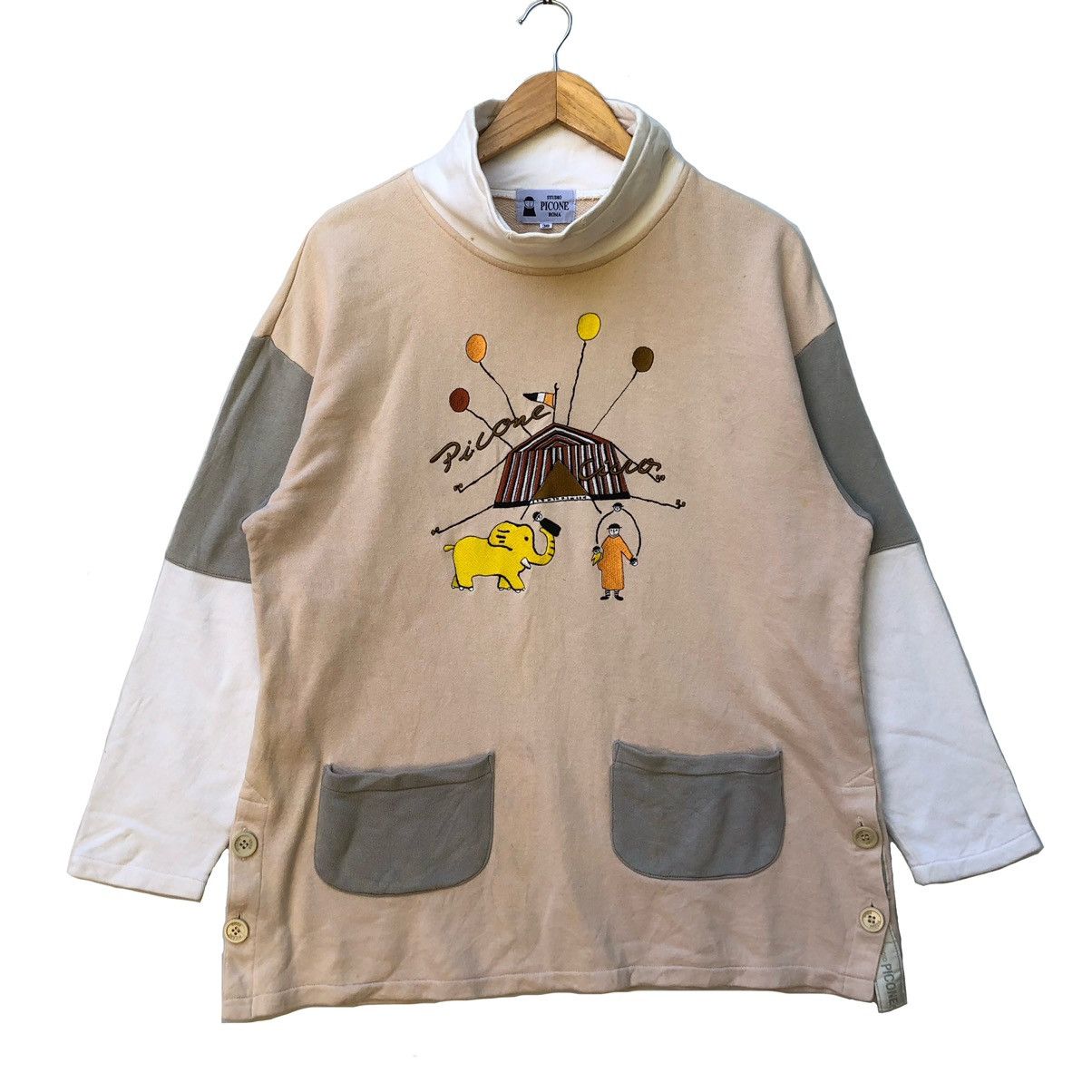 Designer × Vintage STUDIO PICONE ROMA DESIGNER ITALY PULLOVER Size US M / EU 48-50 / 2 - 1 Thumbnail