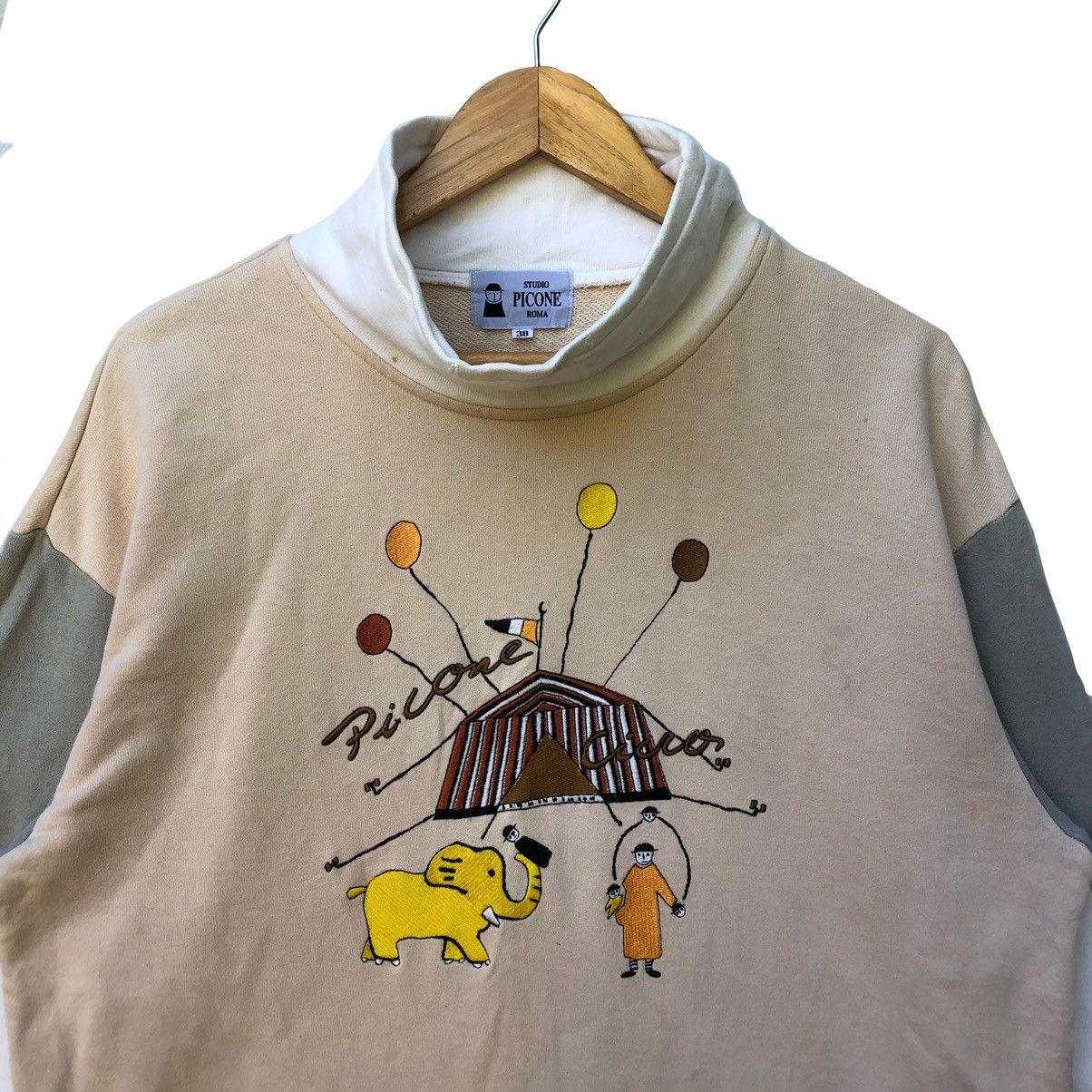 Designer × Vintage STUDIO PICONE ROMA DESIGNER ITALY PULLOVER Size US M / EU 48-50 / 2 - 2 Thumbnail