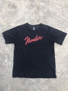 Number N Ine Fender Logo Tee | Grailed