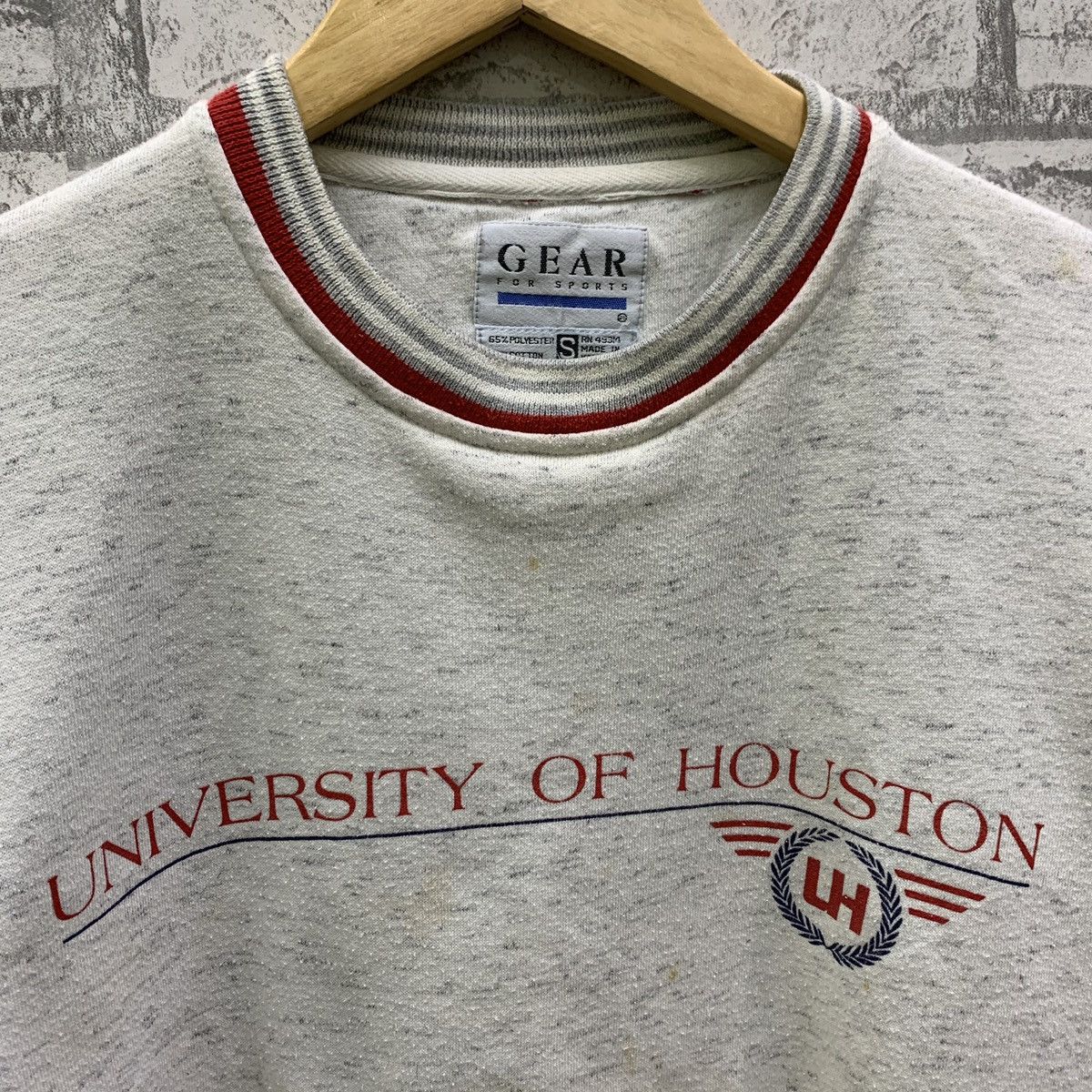 Vintage Vintage 90s University Houston Sweatshirts Size US M / EU 48-50 / 2 - 3 Thumbnail