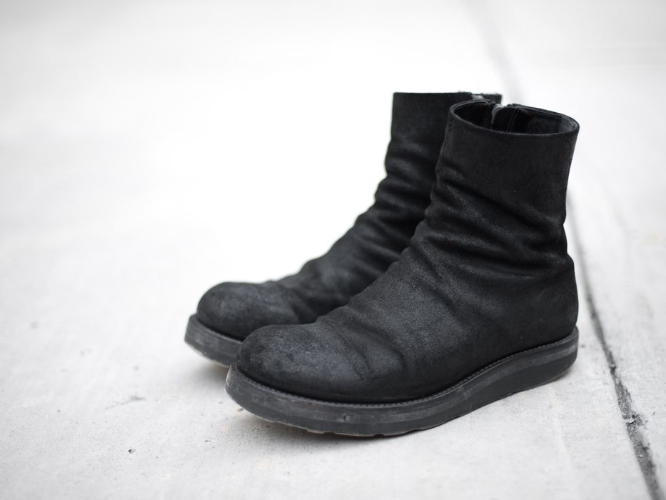 Attachment Reverse Leather Side Zip Boots Size US 9.5 / EU 42-43 - 1 Preview