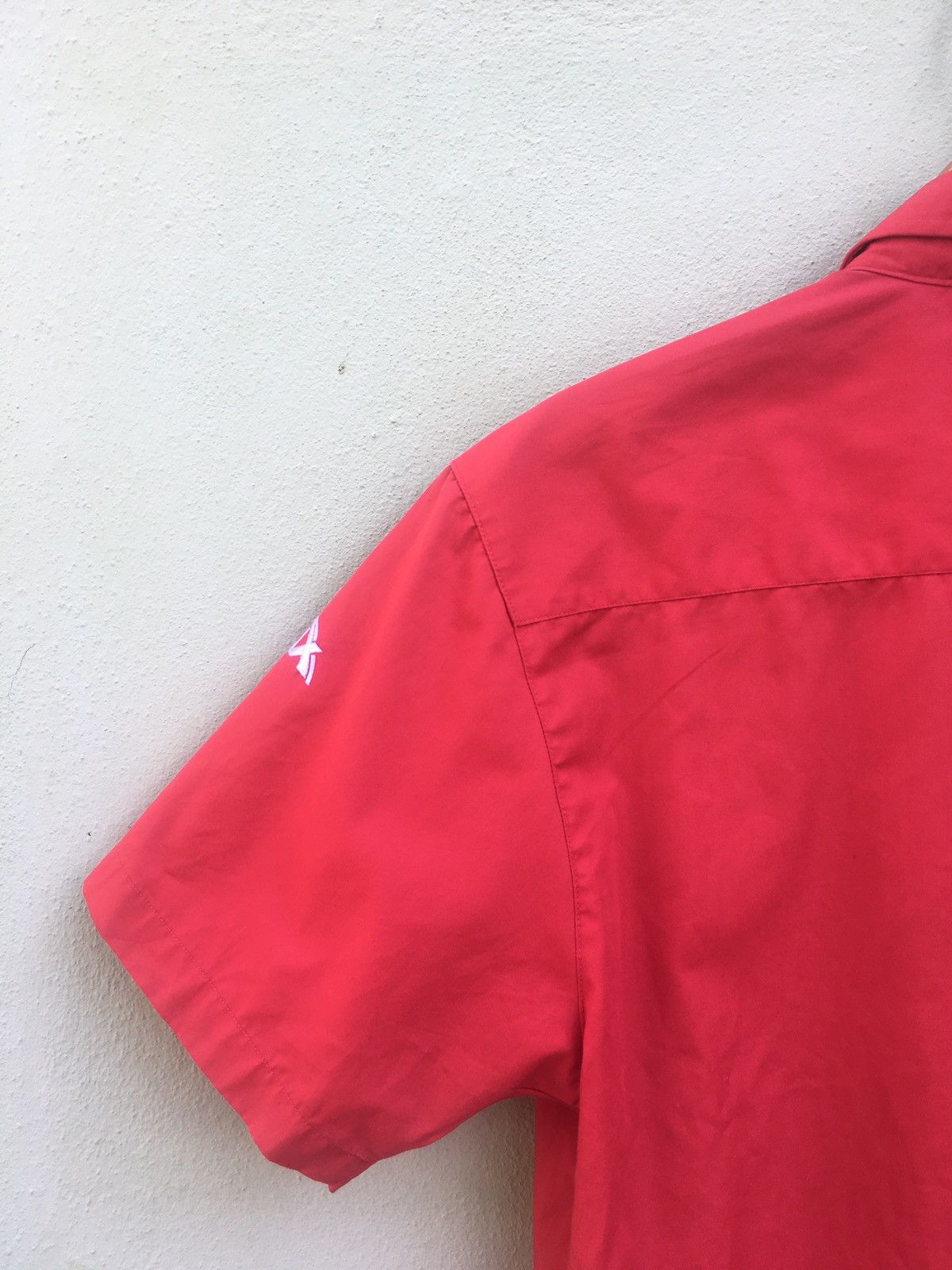 Vintage Vintage Shell Ferrari Button Down Embroided Shirt Size US M / EU 48-50 / 2 - 15 Thumbnail