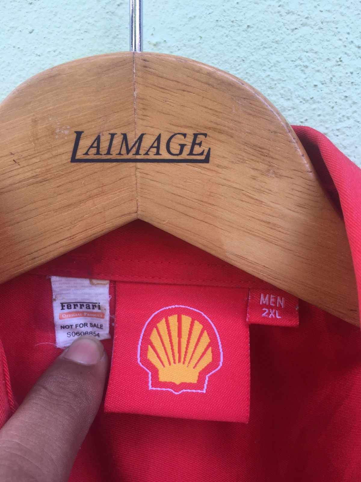 Vintage Vintage Shell Ferrari Button Down Embroided Shirt Size US M / EU 48-50 / 2 - 4 Thumbnail