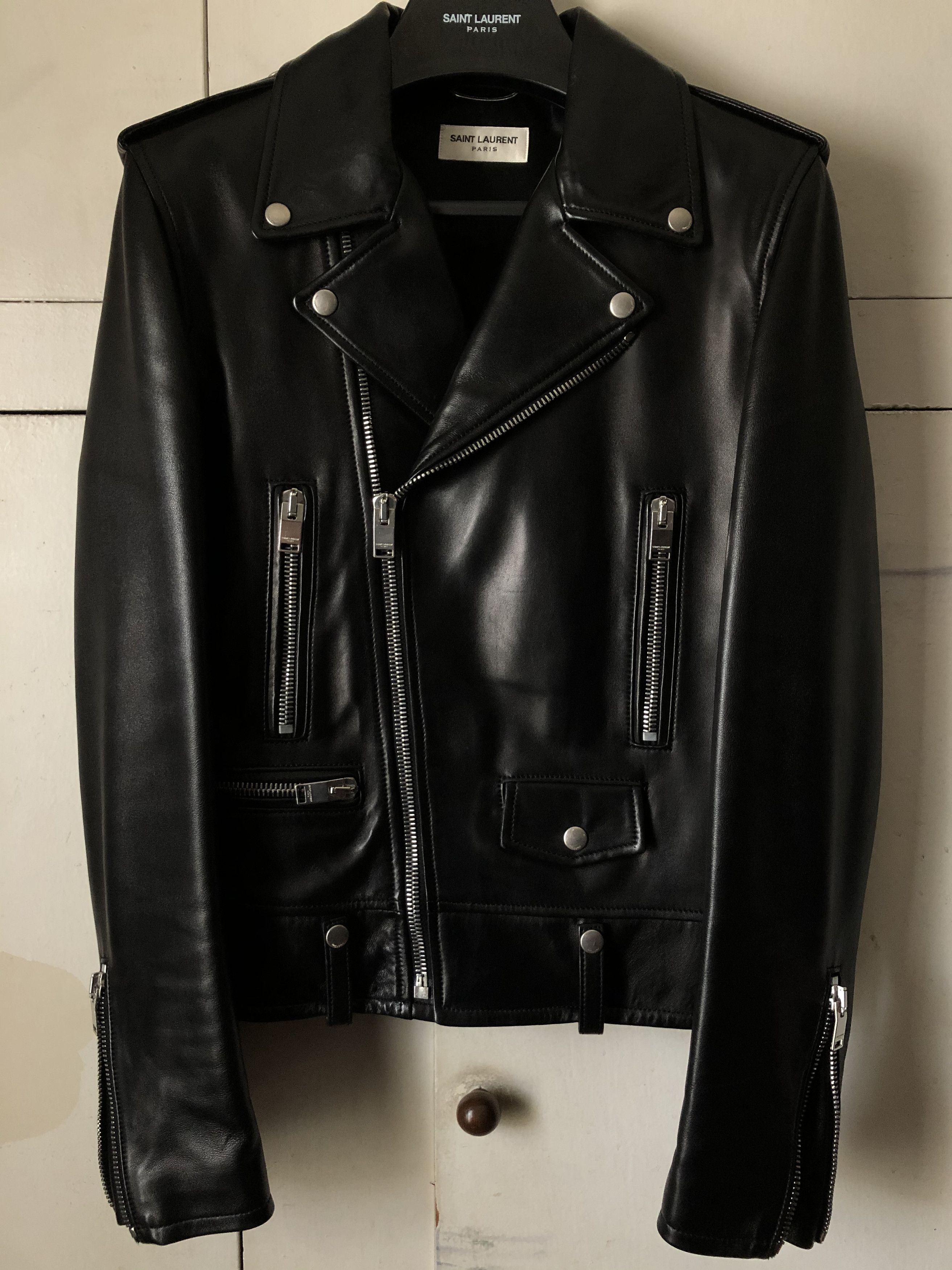 Saint Laurent Paris RARE SS13 Lambskin L01 Leather Jacket (First ...