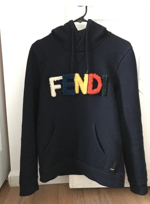 Fendi 2024 shearling hoodie