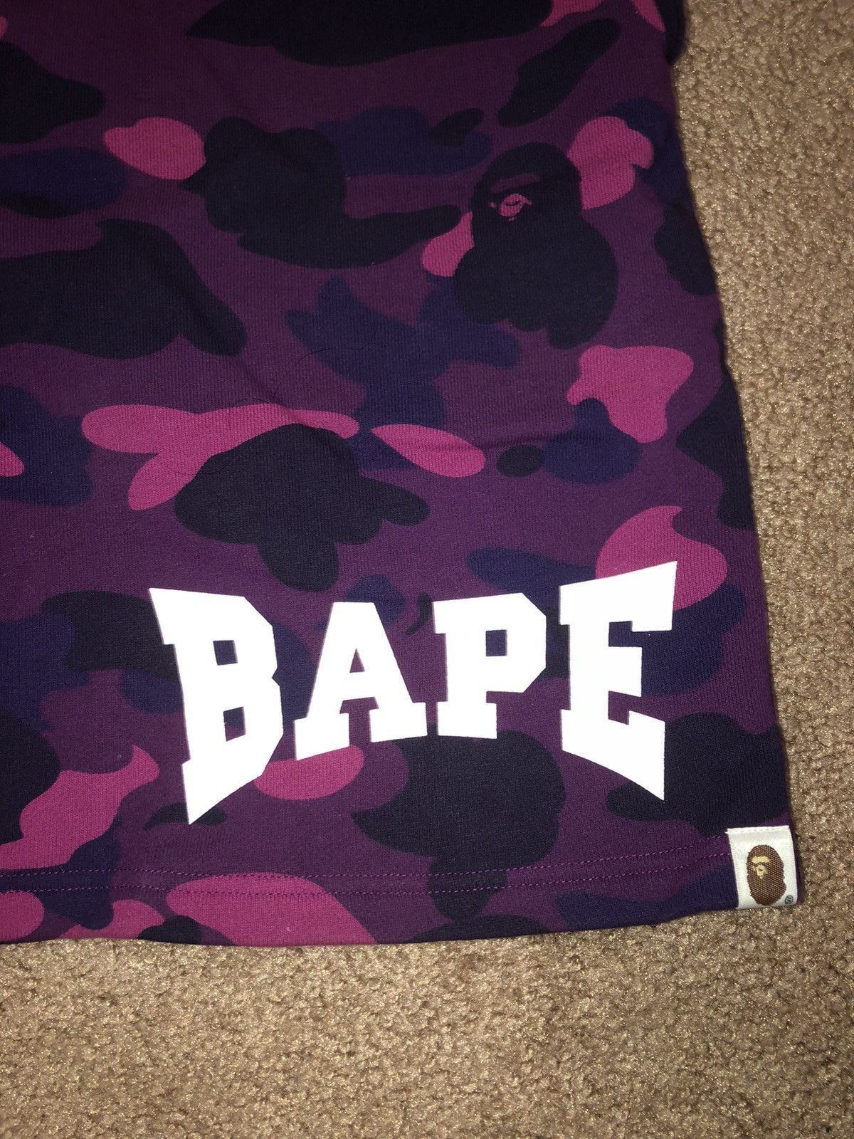Bape Bape Purple Camo Shorts Size US 34 / EU 50 - 3 Thumbnail