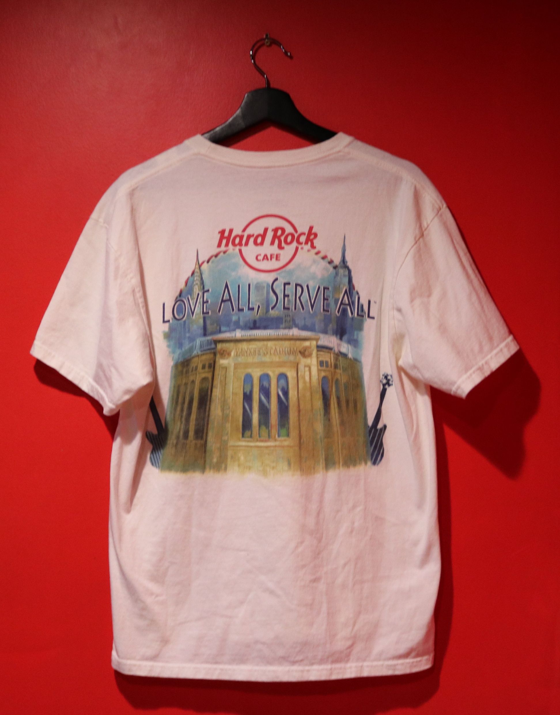 New York Yankees × Vintage Hard Rock Cafe New York Yankees Shirt | Grailed