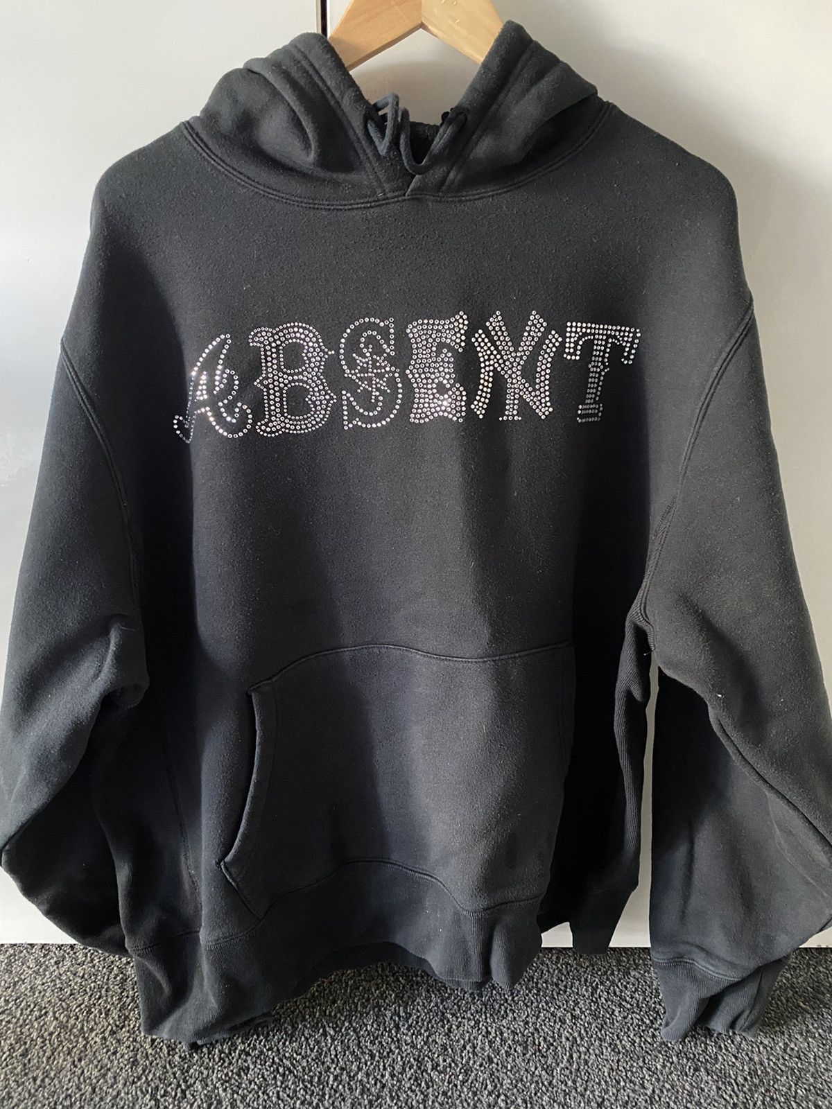 Absent Absent Rhinestone Hoodie Black Size US XXL / EU 58 / 5 - 1 Preview