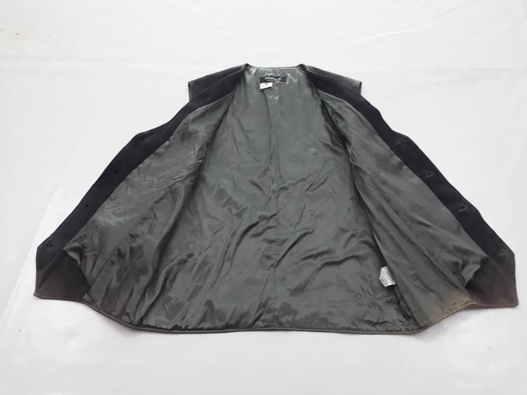 Leather Leather Vest MARAUIS Made In Canada Size US S / EU 44-46 / 1 - 4 Thumbnail