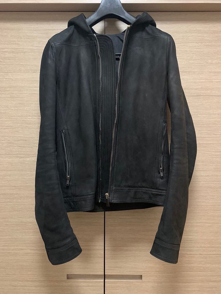 ジャケット・アウター Rick Owens leather jacket Rick Owens Cropped leather jacket Rick Owens