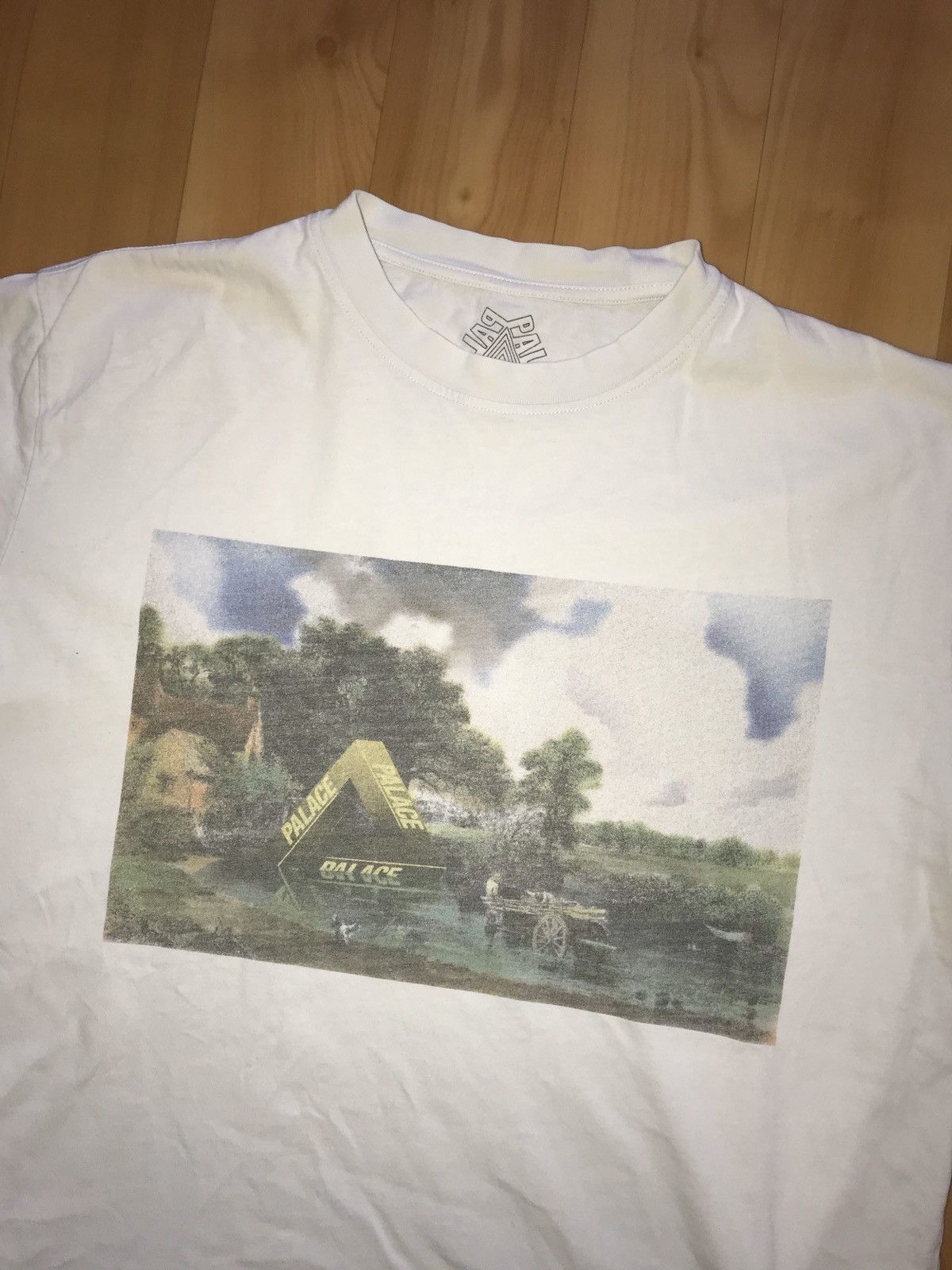 Palace White Palace Stubble T-Shirt Size US L / EU 52-54 / 3 - 2 Thumbnail