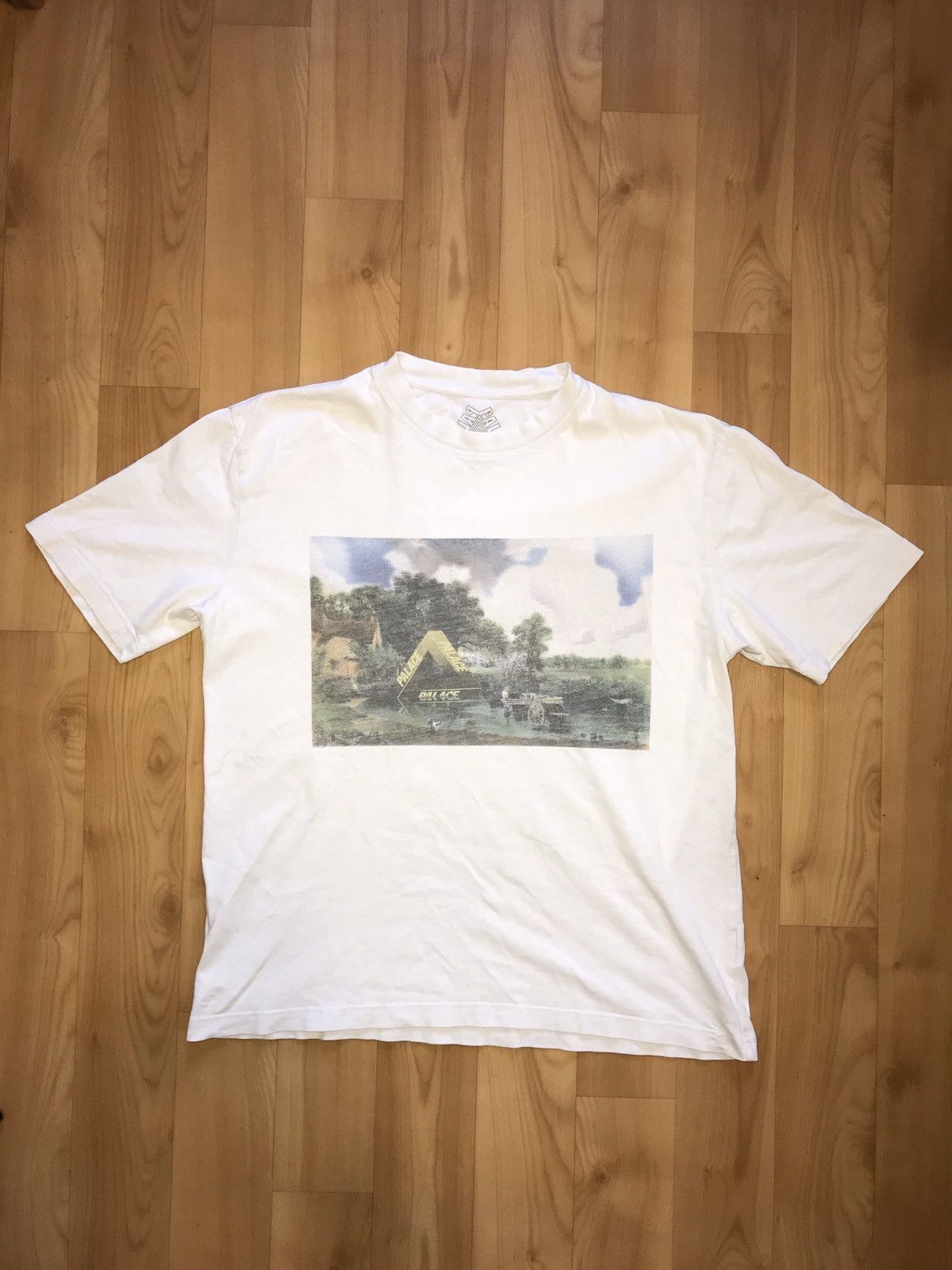 Palace White Palace Stubble T-Shirt Size US L / EU 52-54 / 3 - 1 Thumbnail