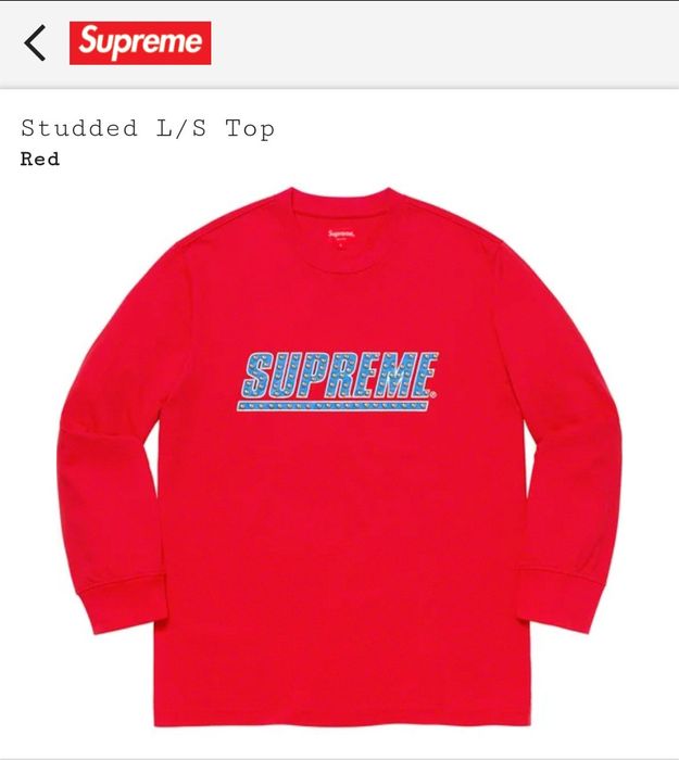 Supreme Supreme Studded L/S Top | Grailed