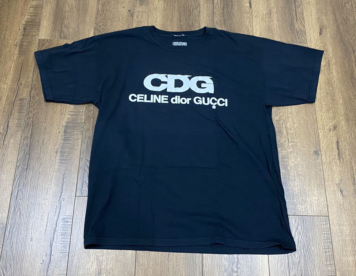 Market CDG Celine Dior Gucci Bootleg TShirt by Chinatown Market Grailed