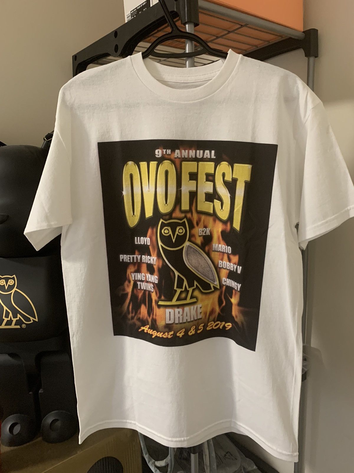 OVO Drake October’s Very Own Fest 2019 tee white