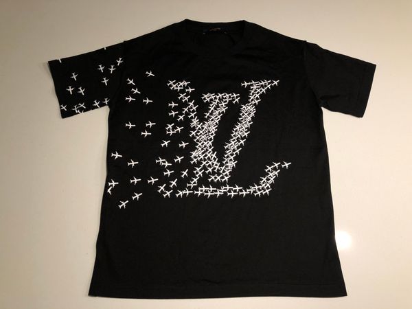 Louis Vuitton LV Planes Printed T-Shirt Black – Tenisshop.la