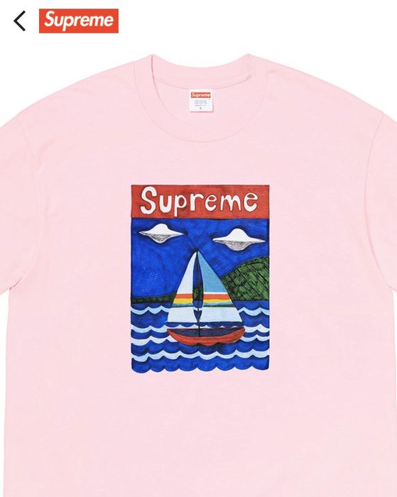 Supreme Supreme Sailboat Tee Pink