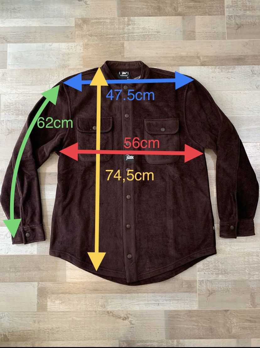 Patta mandarin fleece shirt hot sale