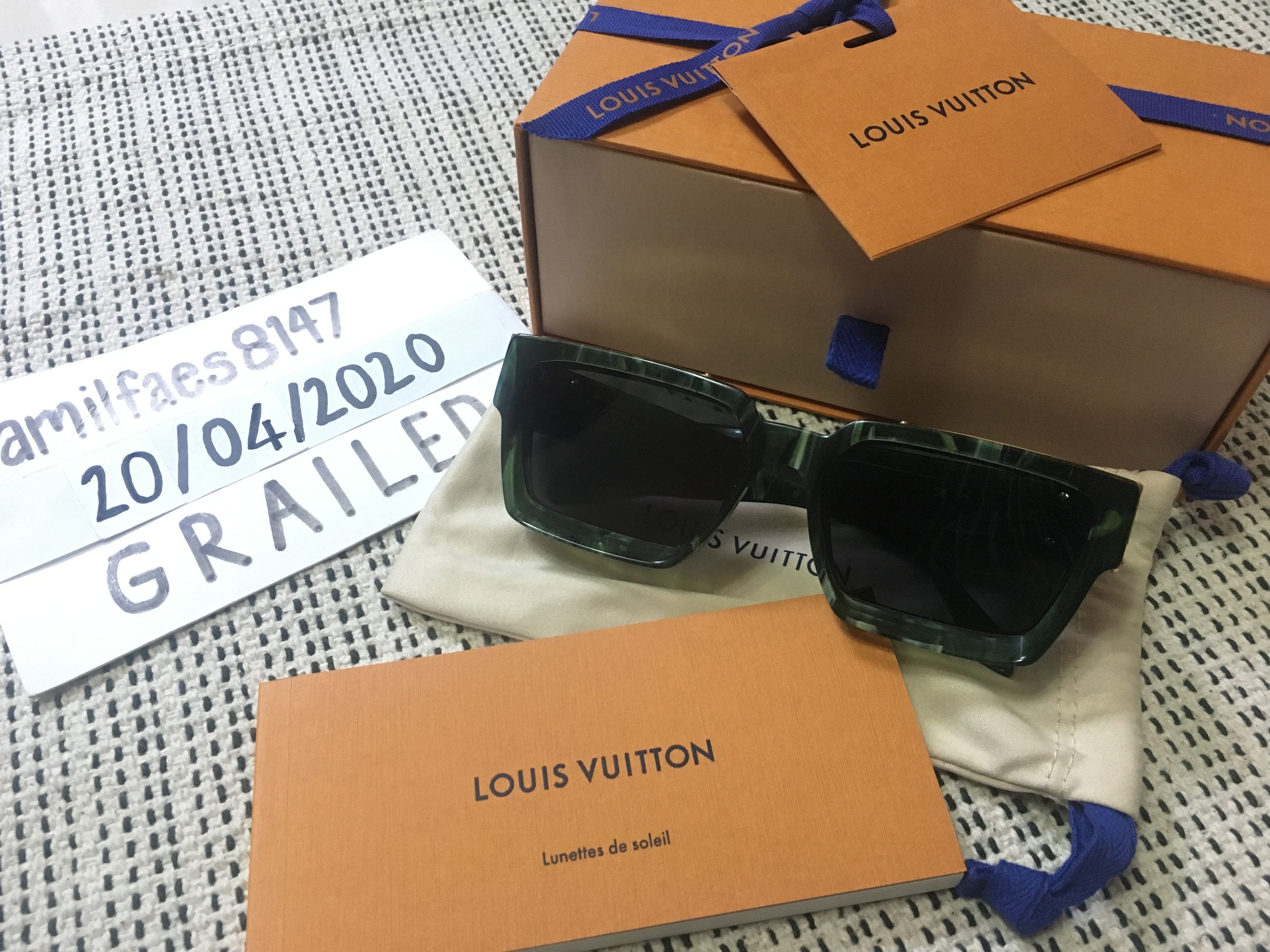 Louis Vuitton Millionaires 1.1 Virgil Abloh Green Very rare (58-17