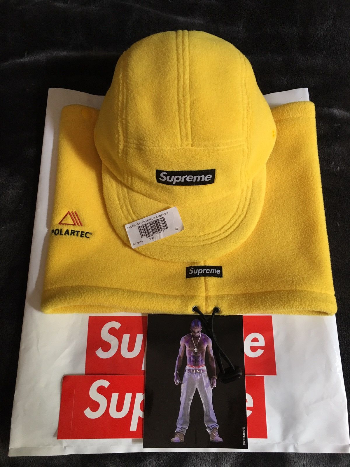 Supreme Supreme FACEMASK POLARTEC CAMP CAP | Grailed