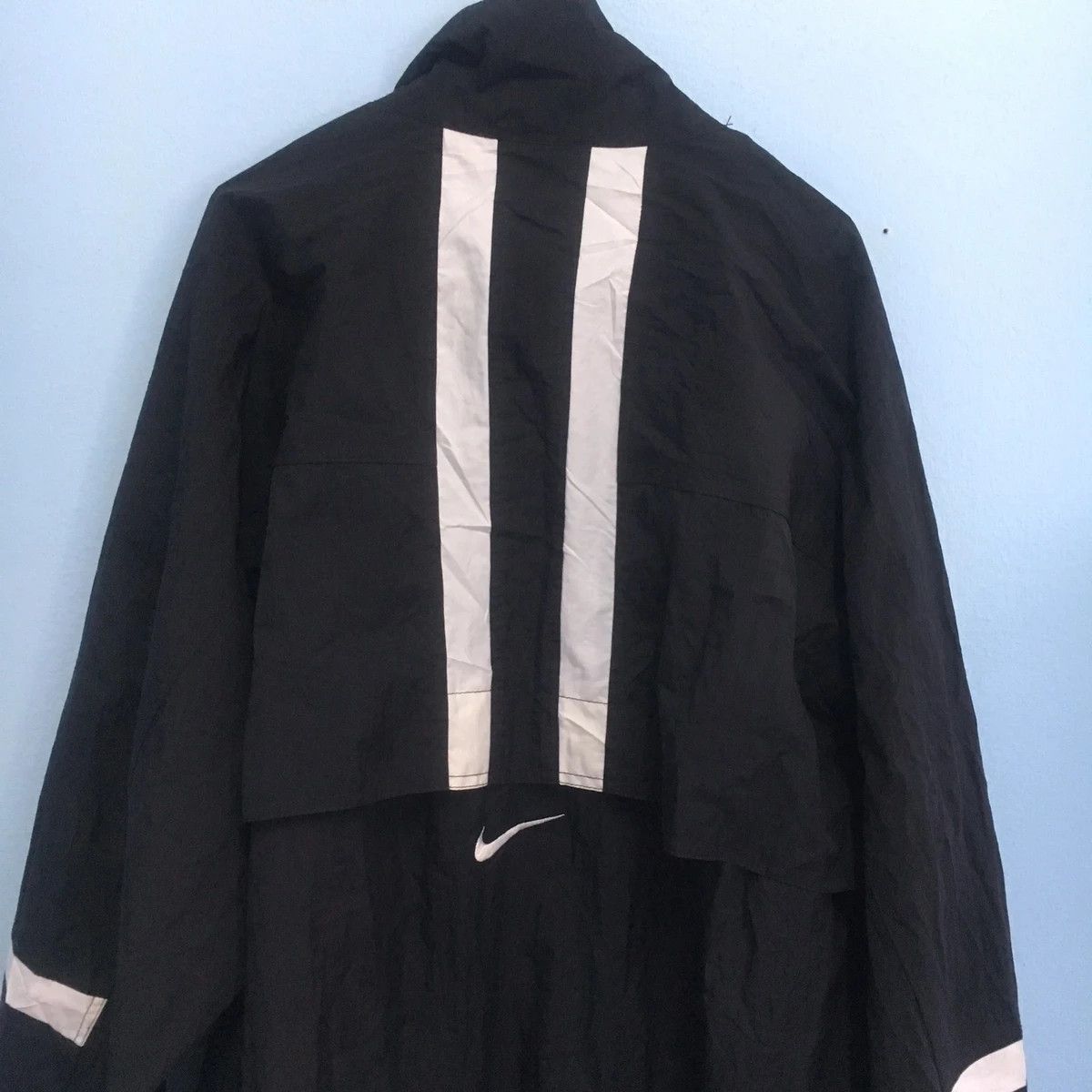 Nike × Vintage Vintage 90s Nike half zipper light jacket small logo Size US XL / EU 56 / 4 - 12 Thumbnail