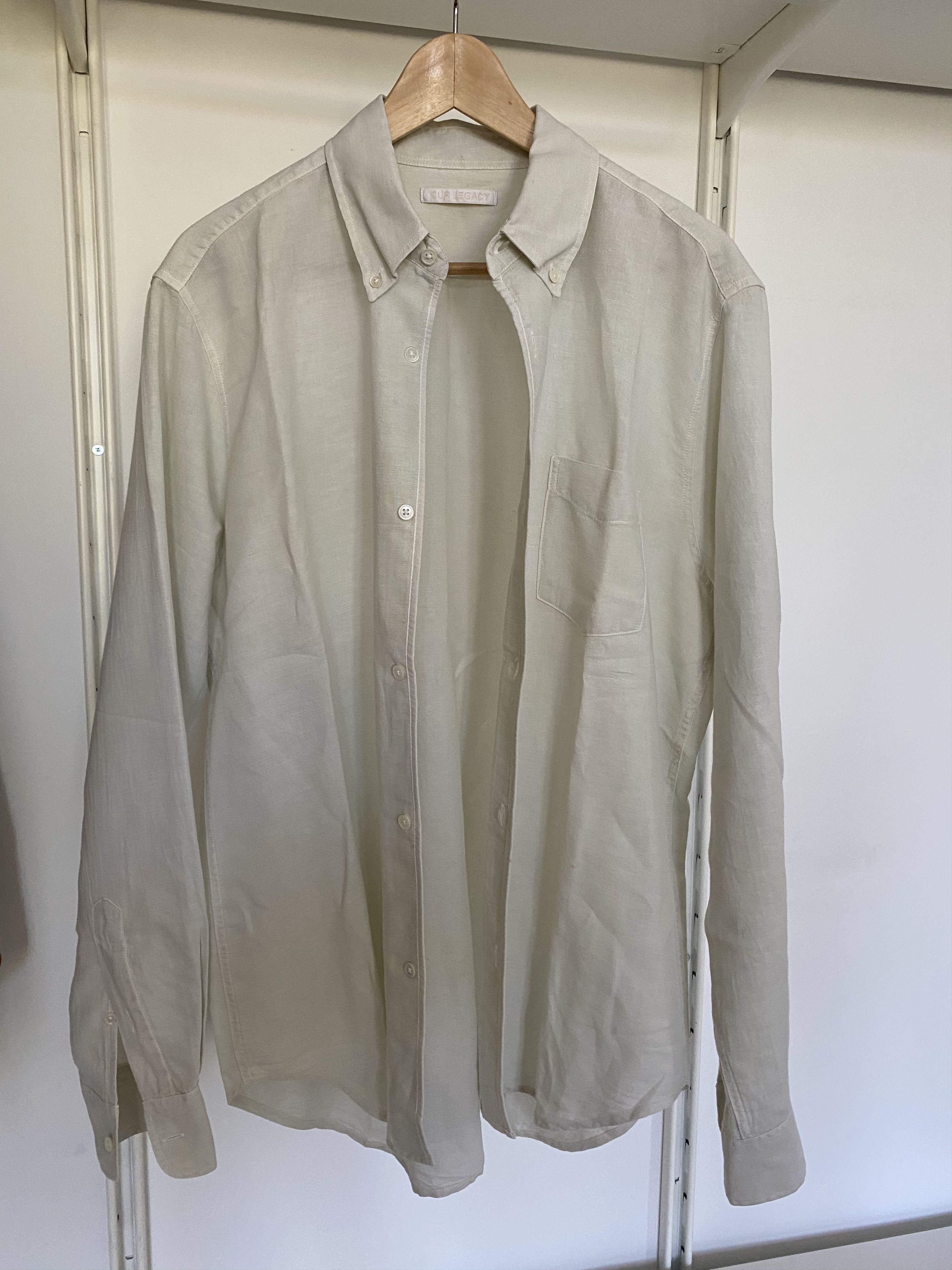 アメリカ通販ファッション WHITE SHIRT 1950'S Legacy Our Legacy Our LEMON LINEN COTTON トップス