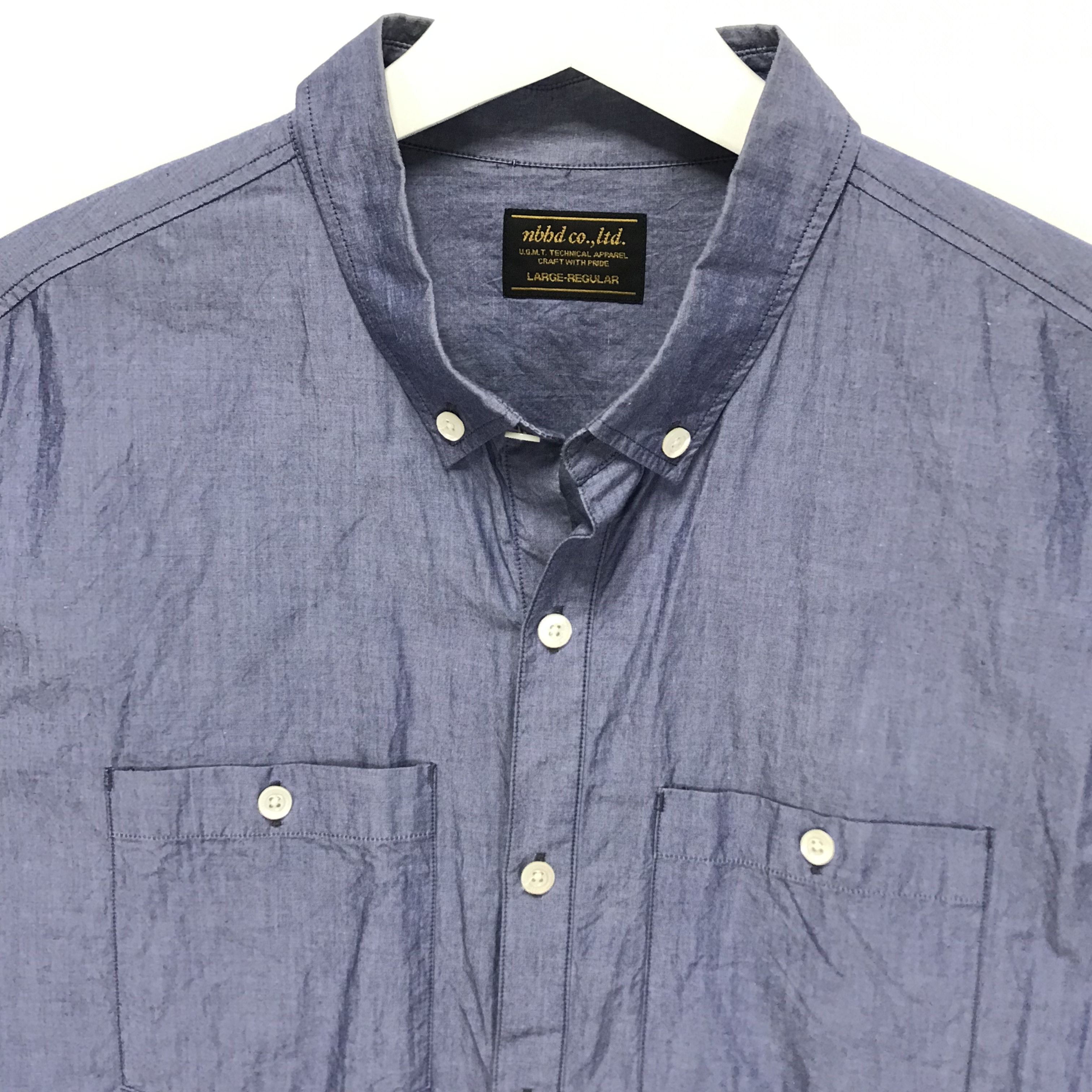 Neighborhood [L] NEIGHBORHOOD 13AW CLASSIC C-SHIRT BLUE Size US L / EU 52-54 / 3 - 2 Thumbnail