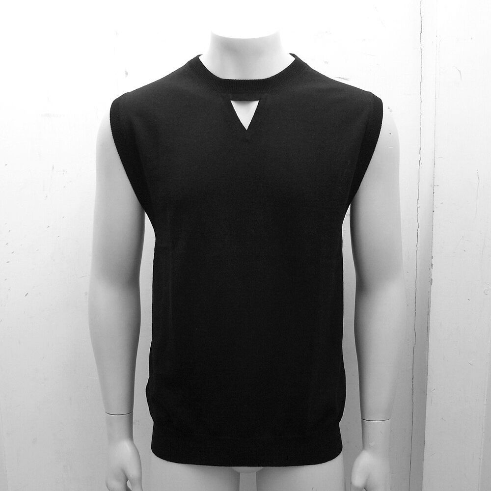 Dior Wool Sleeveless Jumper With Triangle Detail Size US XXL / EU 58 / 5 - 1 Thumbnail
