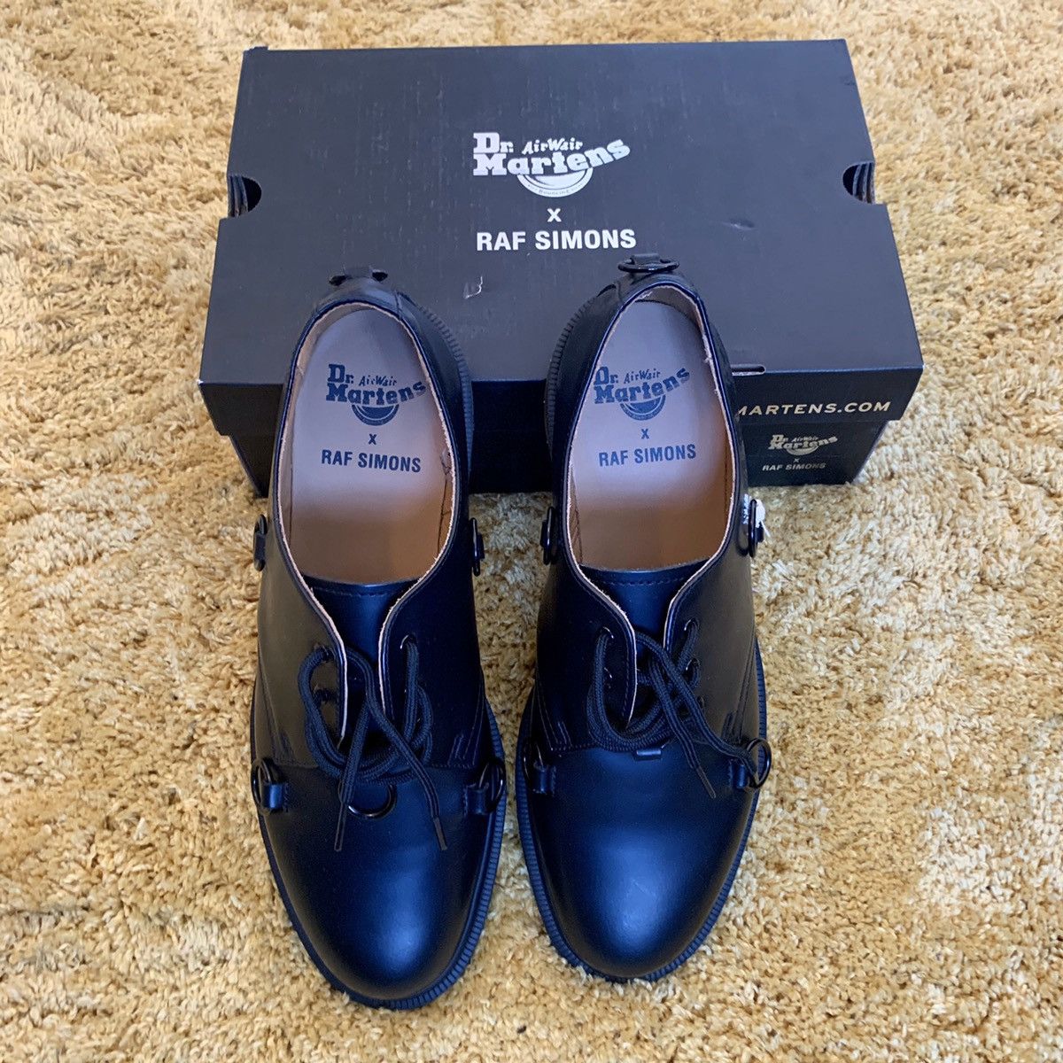 DR. Martens X RAF Simons ring detail Derby shoes
